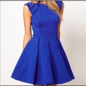 Ted Baker blue lantern dress